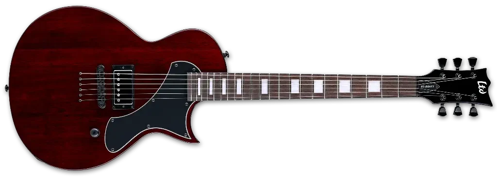 Guitarra Eléctrica ESP LTD EC-201FT See Thru Black Cherry - Imagen 4