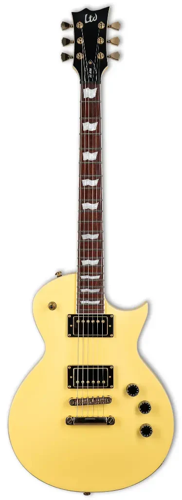 Guitarra eléctrica EC-256 Vintage Gold Satin