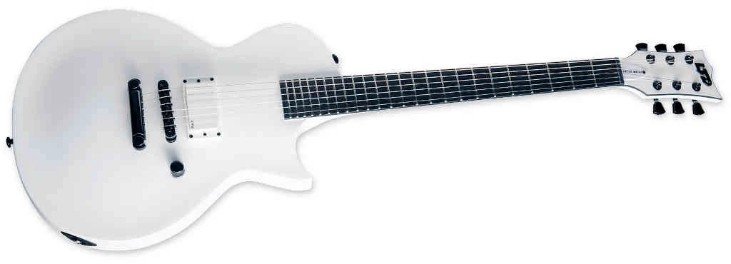 Guitarra eléctrica LTD EC-Arctic Metal Snow White Satin - Imagen 2
