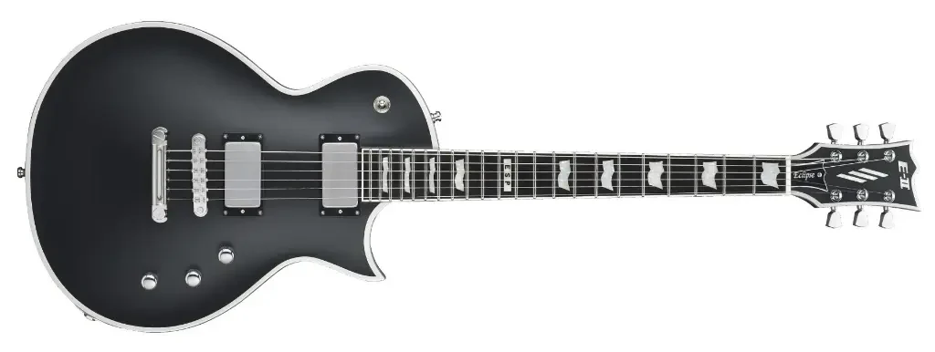 Guitarra eléctrica ESP E-II Eclipse Black Satin - Imagen 2