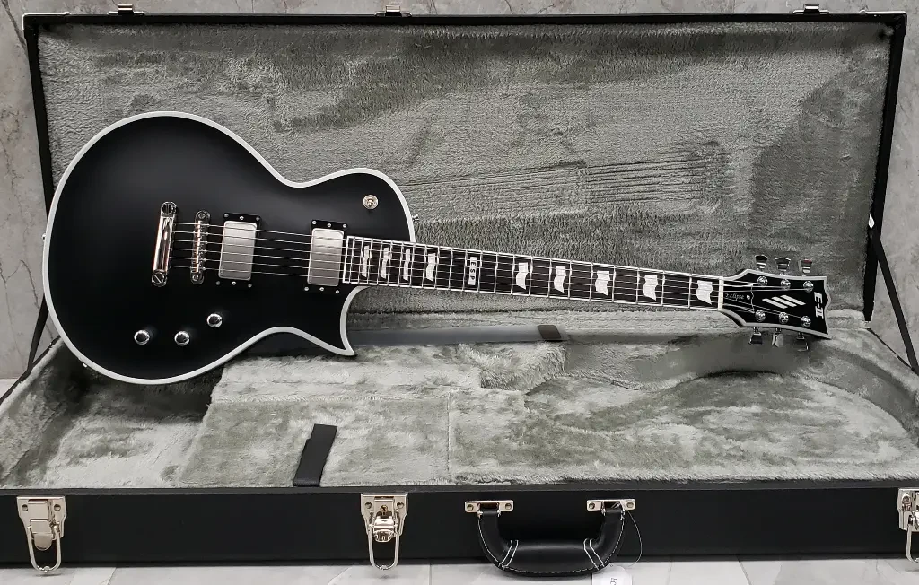 Guitarra eléctrica ESP E-II Eclipse Black Satin - Imagen 5