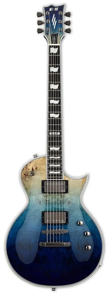 Guitarra eléctrica ESP E-II Eclipse Blue Natural Fade