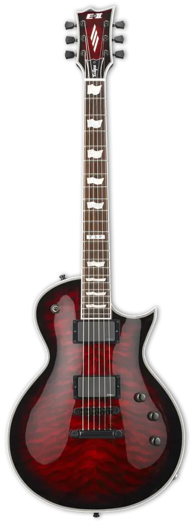 Guitarra eléctrica ESP E-II Eclipse QM See Thru Black Cherry Sunburst