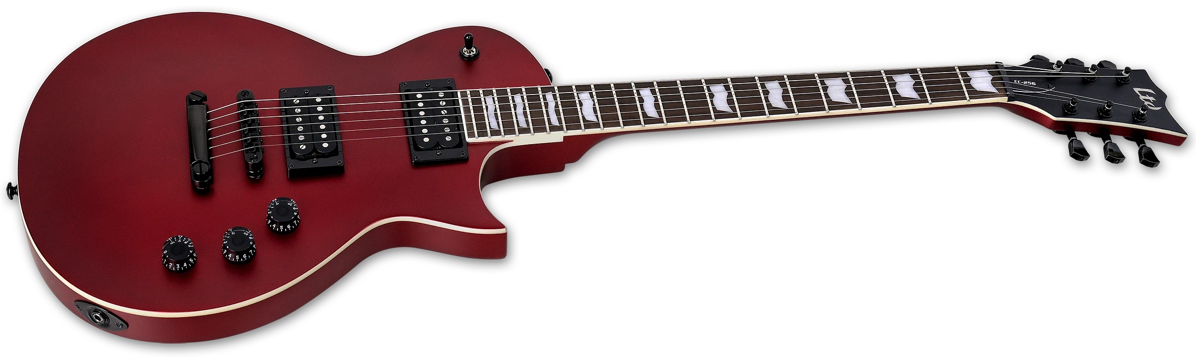 Guitarra eléctrica ESP LTD EC-256 Candy Apple Red Satin - Imagen 4