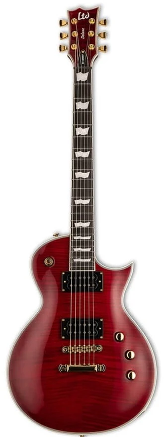 Guitarra eléctrica ESP LTD EC-1000T CTM FM See Thru Black Cherry