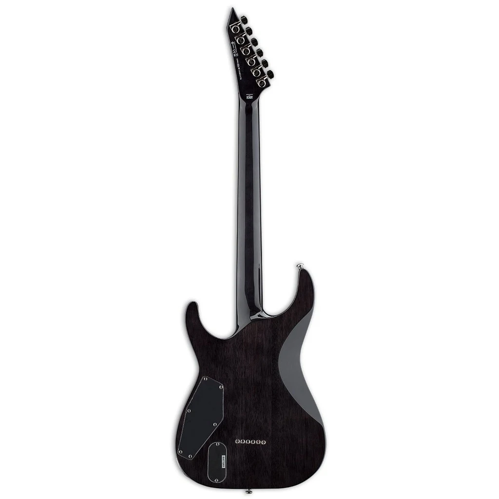 Guitarra eléctrica ESP LTD MH-1001NT en acabado negro satinado - Imagen 2