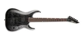 Guitarra eléctrica ESP LTD MH-1001NT en acabado negro satinado - Imagen 3