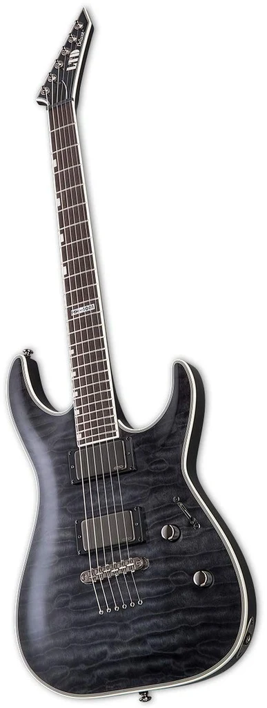 Guitarra eléctrica ESP LTD MH-1001NT en acabado negro satinado - Imagen 5
