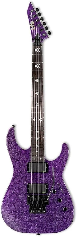 Guitarra eléctrica ESP LTD Signature Kirk Hammett KH-602 Purple Sparkle