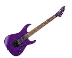Guitarra eléctrica ESP LTD Signature Kirk Hammett KH-602 Purple Sparkle - Imagen 2