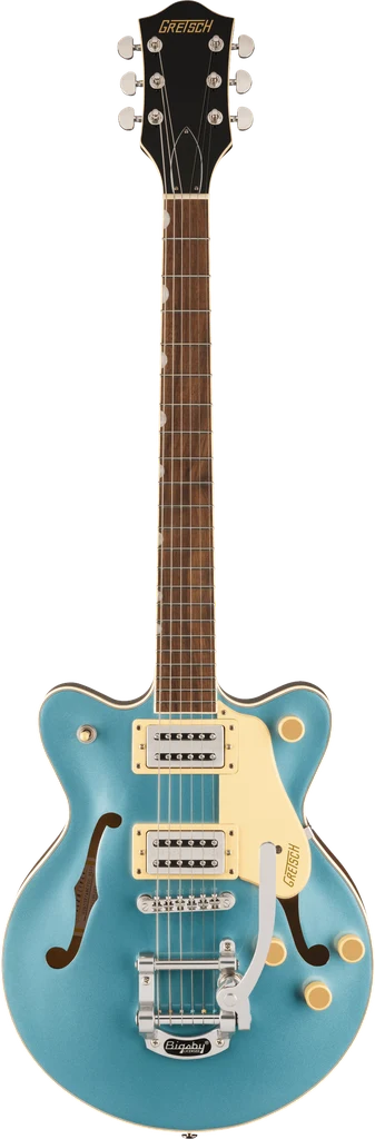 Guitarra eléctrica Gretsch G2655T Streamliner Center Block Jr. Doble Corte con Bigsby, Diapasón de Laurel, Arctic Blue