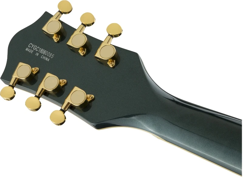 Guitarra eléctrica Gretsch G5655TG JR con Bigsby Cadillac Green y hardware dorado - Imagen 4
