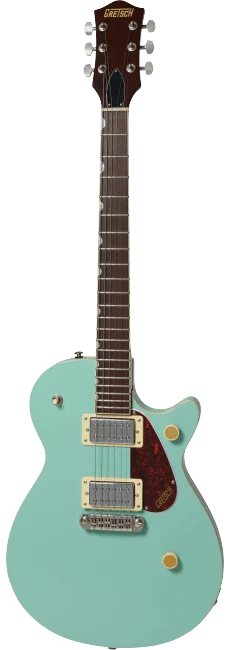 Guitarra eléctrica Gretsch Streamliner Jet con diapasón de laurel, menta metalizada