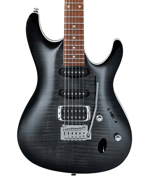 Guitarra eléctrica Ibanez SA260FM en acabado gris transparente - Imagen 4