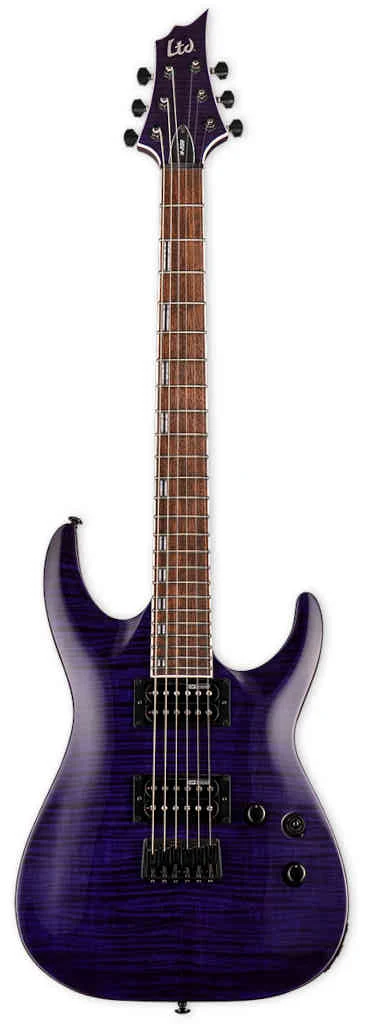Guitarra eléctrica LTD H-200FM See Thru Purple