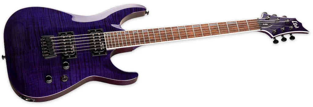 Guitarra eléctrica LTD H-200FM See Thru Purple - Imagen 2