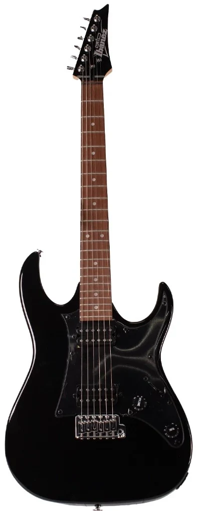 Guitarra eléctrica Ibanez IJRX20N-BKN negra kit Jumpstart con accesorios - Imagen 5