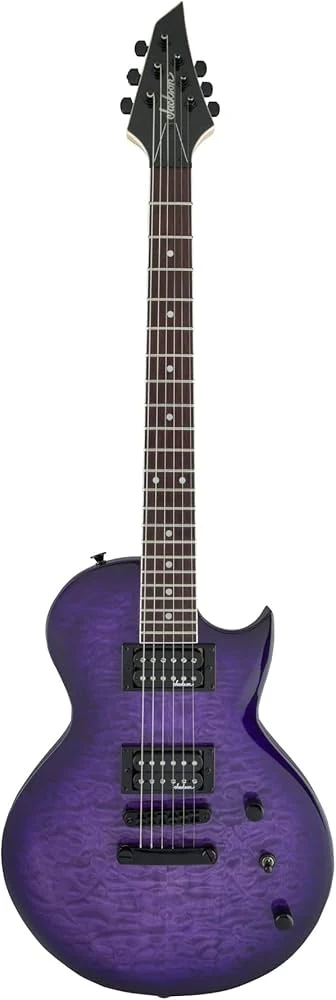Guitarra eléctrica Jackson JS Series Monarkh SC JS22Q Purple Burst