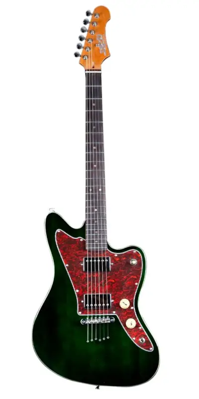 Guitarra eléctrica Jet Guitars JJ-350 verde