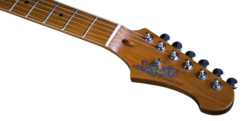 Guitarra eléctrica Jet Guitars JJ-350 verde - Imagen 2