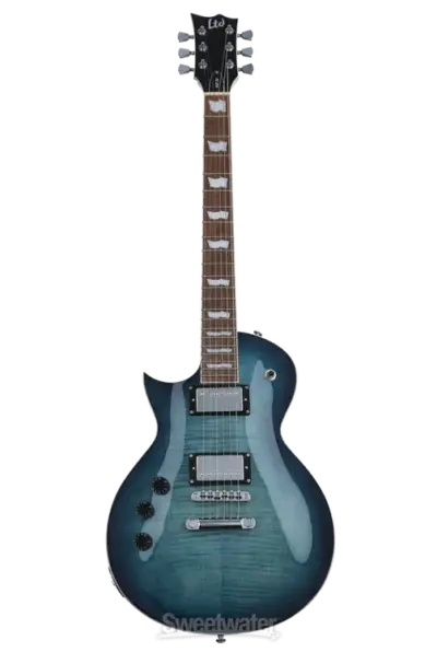 Guitarra eléctrica LEC-256 Cobalt Blue para zurdos