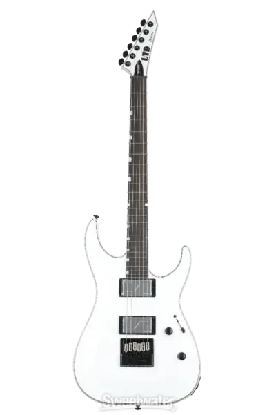 Guitarra eléctrica LTD Deluxe MH-1000 Evertune Snow White