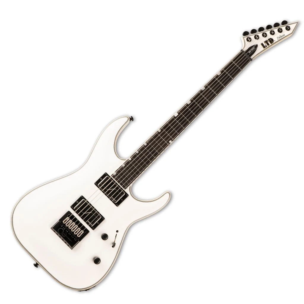Guitarra eléctrica LTD Deluxe MH-1000 Evertune Snow White - Imagen 2