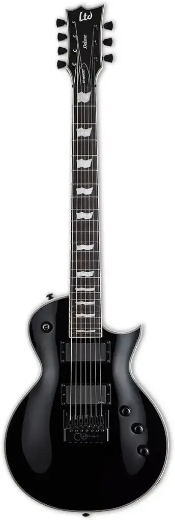 Guitarra eléctrica LTD EC-1007 Evertune negra