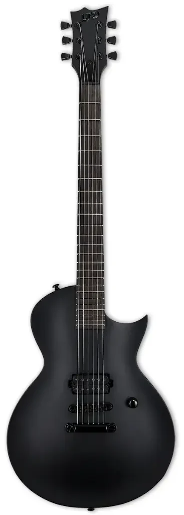 Guitarra eléctrica LTD EC Black Metal satinada