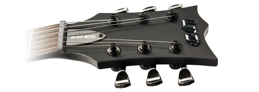Guitarra eléctrica LTD EC Black Metal satinada - Imagen 5
