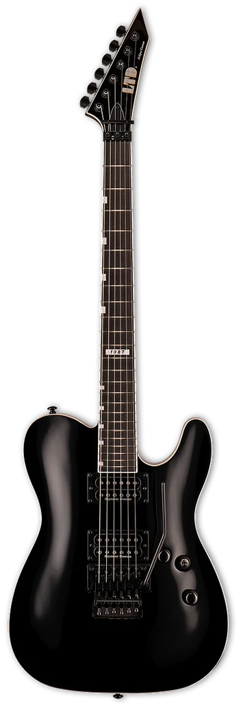 Guitarra eléctrica LTD Eclipse '87 Black