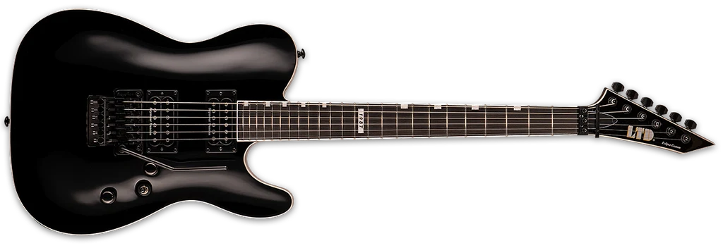 Guitarra eléctrica LTD Eclipse '87 Black - Imagen 2