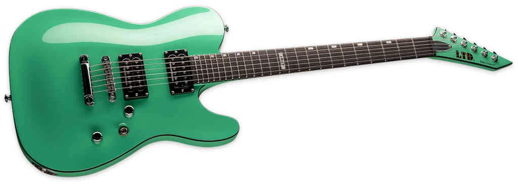 Guitarra eléctrica LTD Eclipse NT '87 Turquesa - Imagen 2
