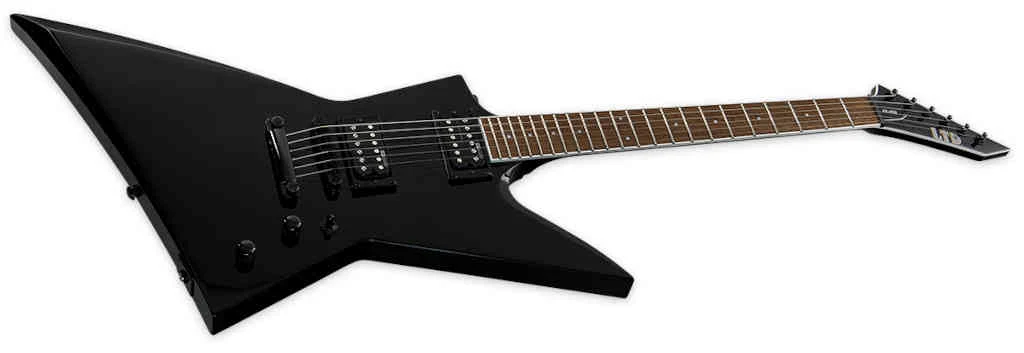 Guitarra eléctrica LTD EX-200 negra - Imagen 2