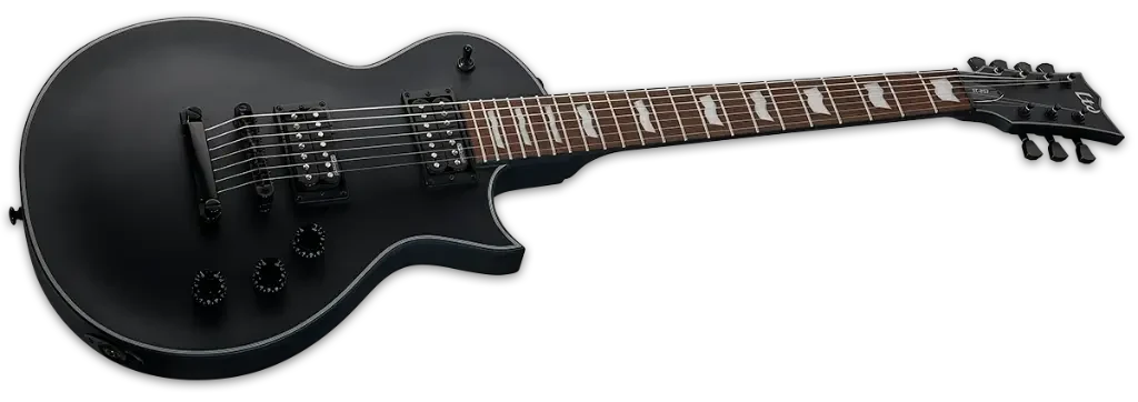 Guitarra eléctrica ESP LTD EC-257 Black Satin - Imagen 4