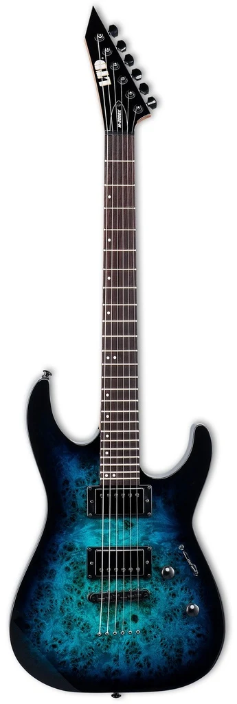 Guitarra eléctrica LTD M-200DX azul