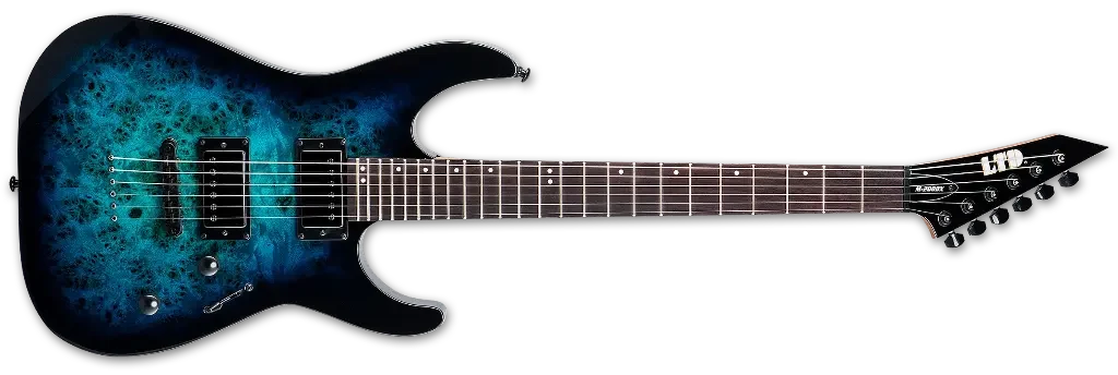 Guitarra eléctrica LTD M-200DX azul - Imagen 4