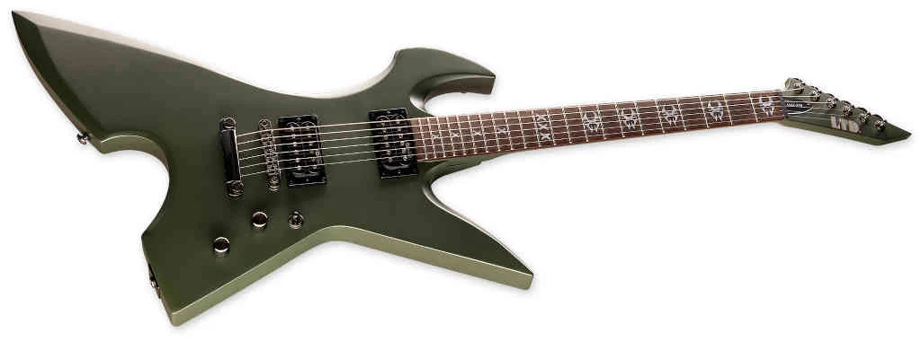 Guitarra eléctrica LTD MAX-200 Military Green Satin - Imagen 2