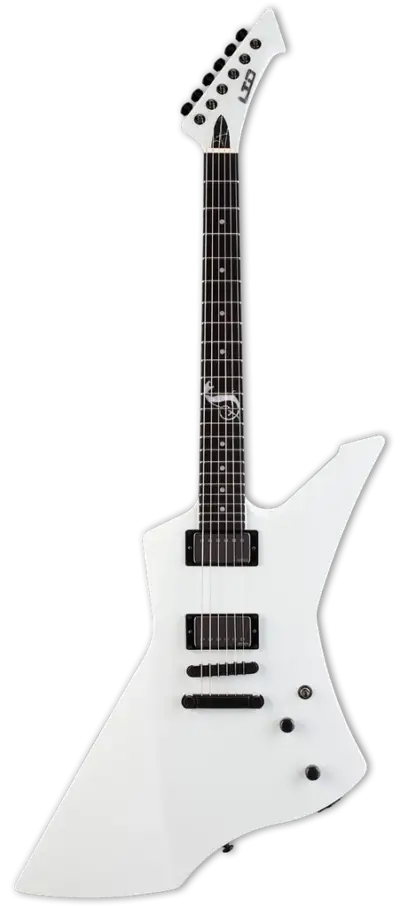 Guitarra eléctrica LTD Signature James Hetfield Snow White