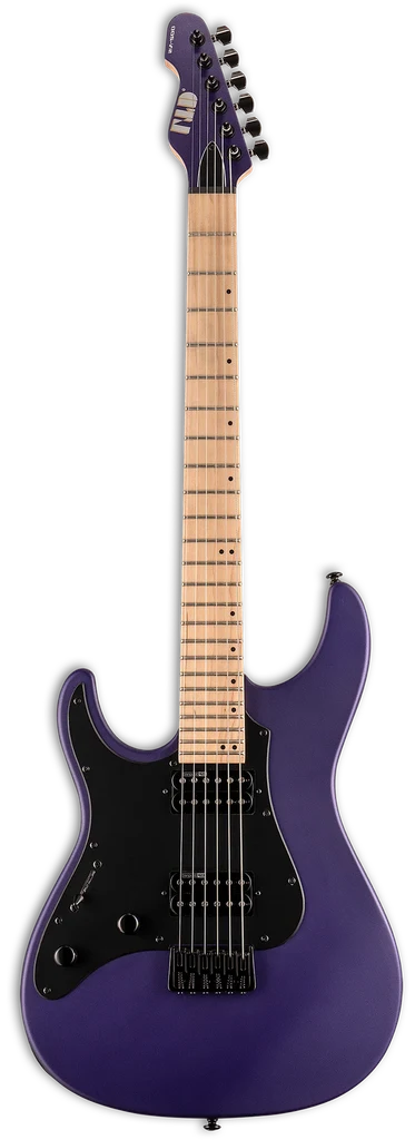 Guitarra Eléctrica LTD SN-200HT en Acabado Satinado Morado Metálico para Zurdo