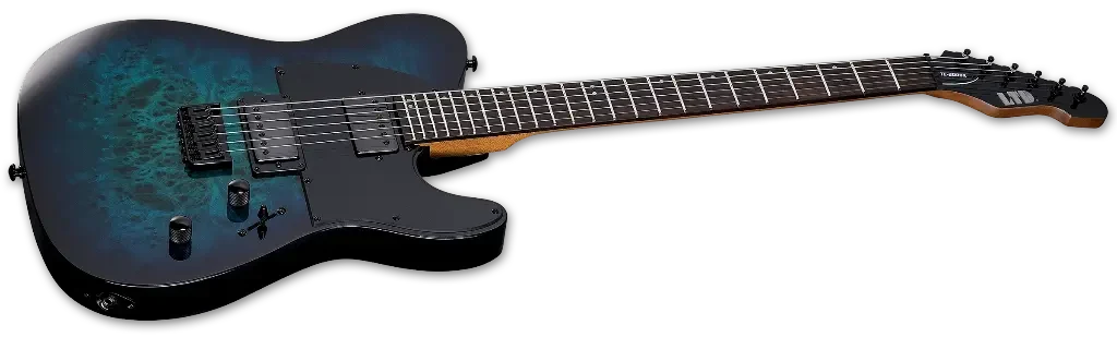 Guitarra eléctrica LTD TE-200DX Blue Burst - Imagen 3