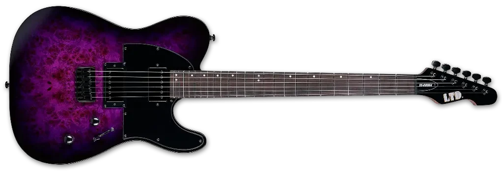 Guitarra eléctrica LTD TE-200X Purple - Imagen 4