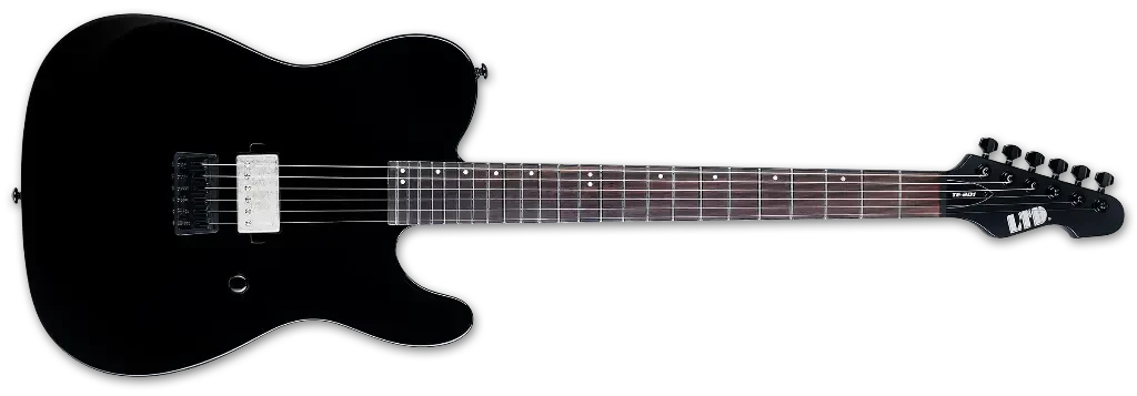 Guitarra eléctrica LTD TE-201 Satinado Negro - Imagen 3