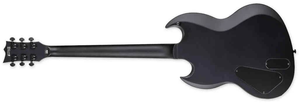 Guitarra eléctrica LTD Viper-400 Barítono Black Satin - Imagen 3