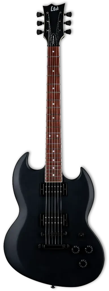 Guitarra eléctrica LTD Volsung-200 Black Satin