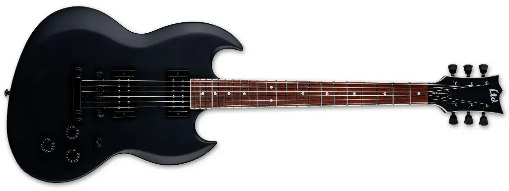 Guitarra eléctrica LTD Volsung-200 Black Satin - Imagen 4