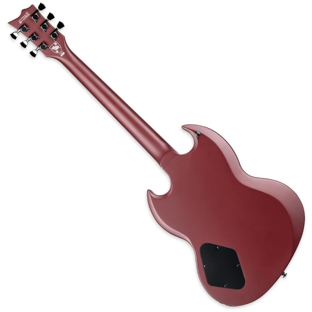 Guitarra eléctrica LTD Volsung Oxblood Satin Signature Lars Frederiksen - Imagen 4