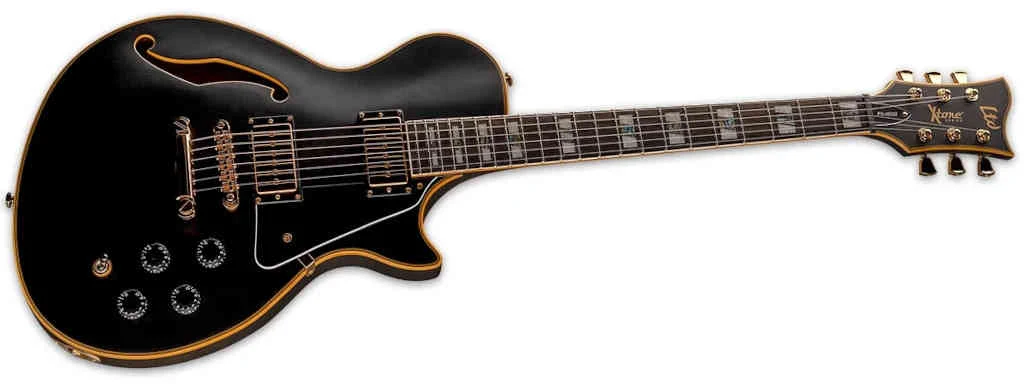 Guitarra eléctrica LTD Xtone PS-1000 Vintage Black - Imagen 2