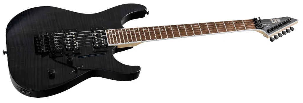 Guitarra eléctrica LTD M-200FM See Thru Black - Imagen 2