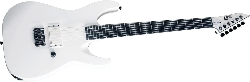 Guitarra eléctrica LTD M-HT Arctic Metal Snow White Satin - Imagen 3